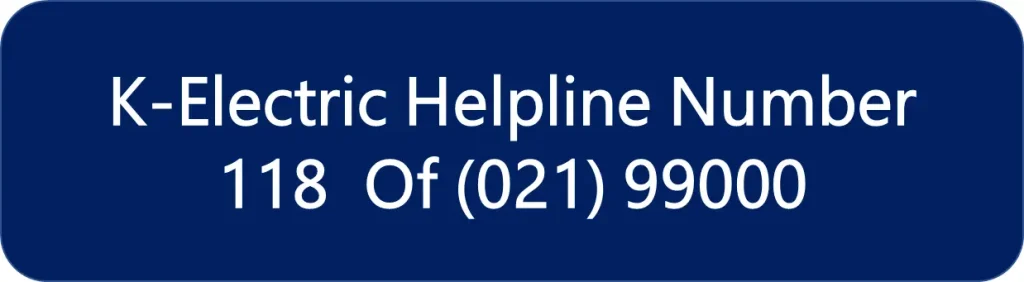 K-Electric Helpline Number